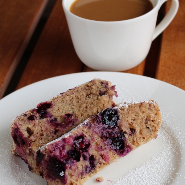 Vegan Blueberry-Banana Bread