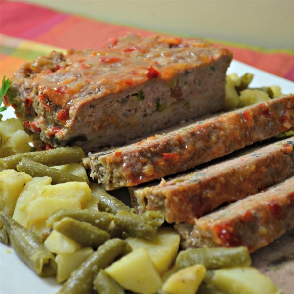 Mushroom and Swiss Burger Meatloaf