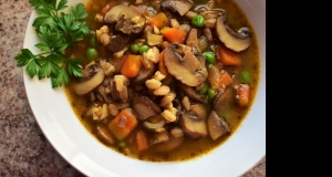 Mushroom and Farro Soup