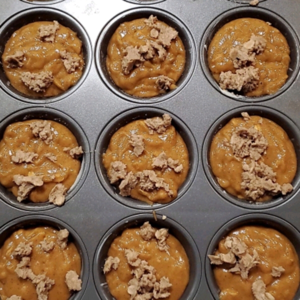 Pumpkin Muffins with Streusel Topping