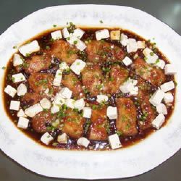 Chinese Steamed White Fish Fillet with Tofu (Cantonese Style)