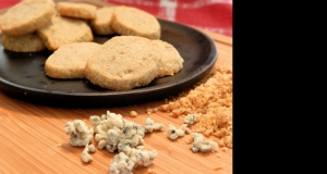 Blue Cheese and Walnut Wafers