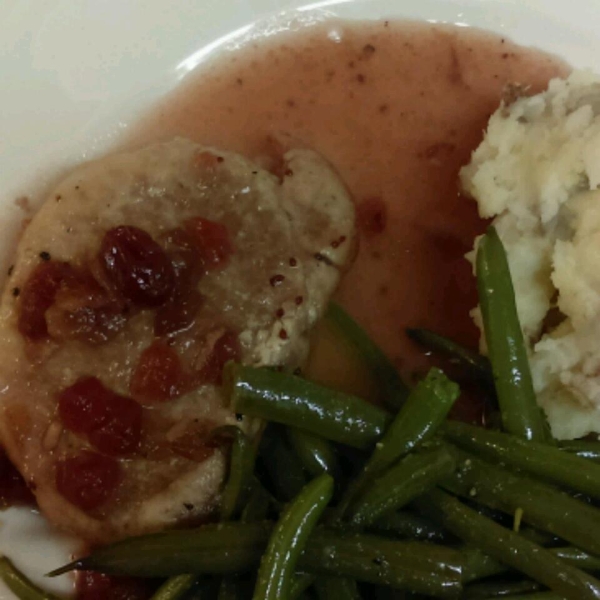 Cranberry Pork Chops