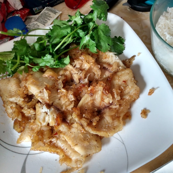 Caramel Coated Catfish