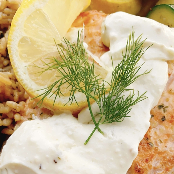 Lemon Dill Sauce for Salmon