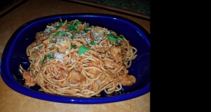Portuguese Chicken and Spaghetti