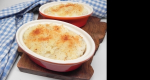 Baked Garlic Mashed Potatoes