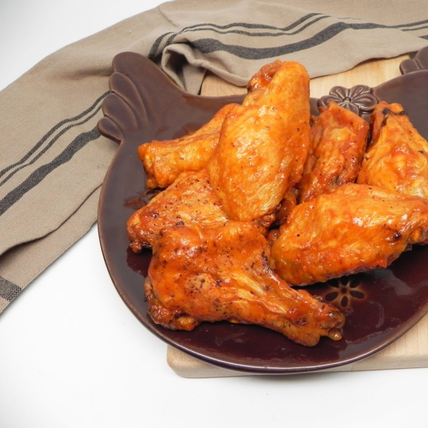 Air Fryer Buffalo Chicken Wings from Frozen