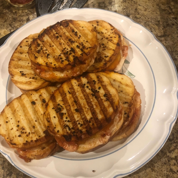Lazy Chicken Parmesan Grilled Cheese
