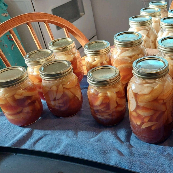 Canned Apple Pie Filling