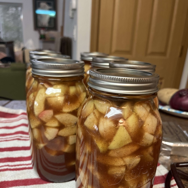 Canned Apple Pie Filling