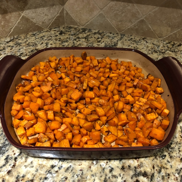 Onion Roasted Sweet Potatoes