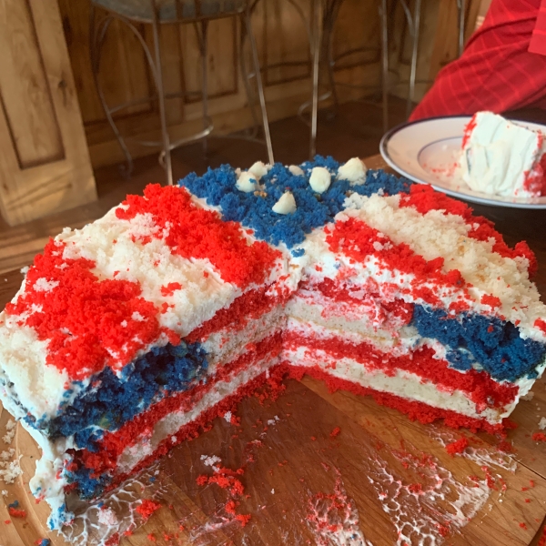 American Flag Cake