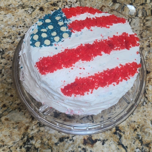 American Flag Cake