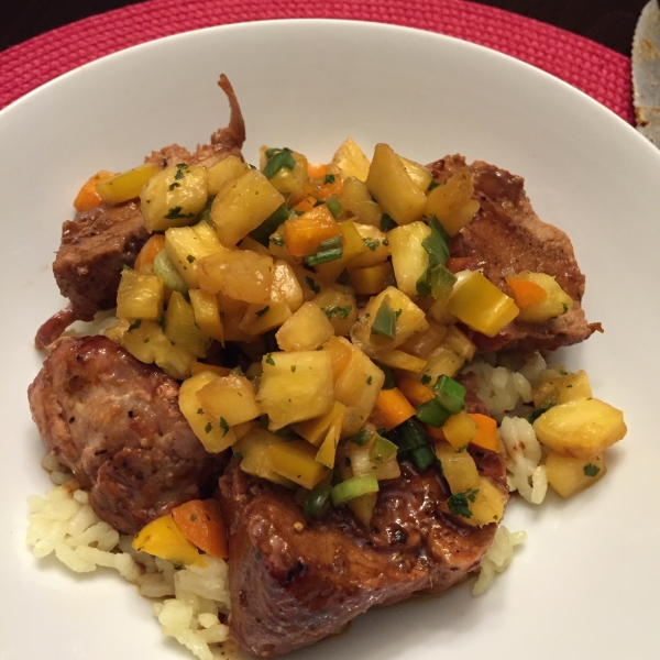 Pork Tenderloin with Pineapple Salsa