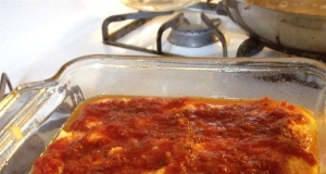 Easy Polenta with Tomato Sauce