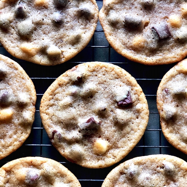 Triple Chocolate Chunk Cookies