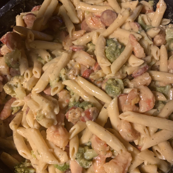 Creamy Cajun Shrimp Pasta