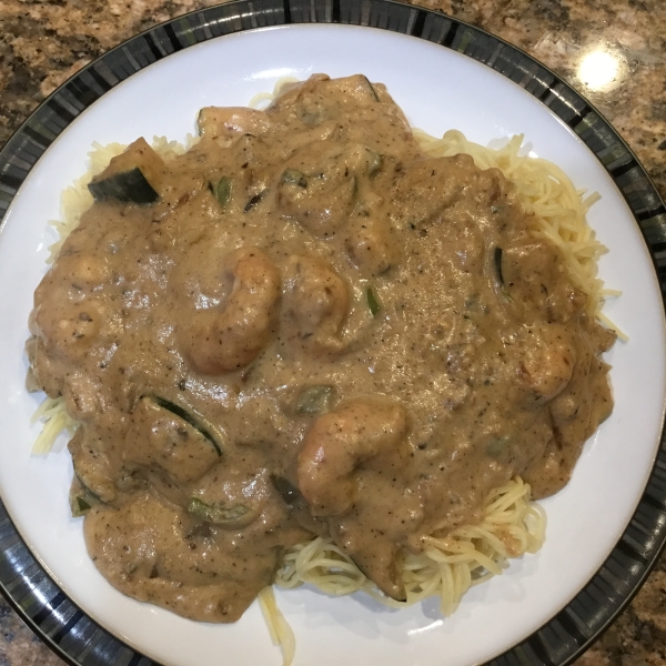 Creamy Cajun Shrimp Pasta