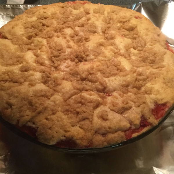 Strawberry Rhubarb Buckle