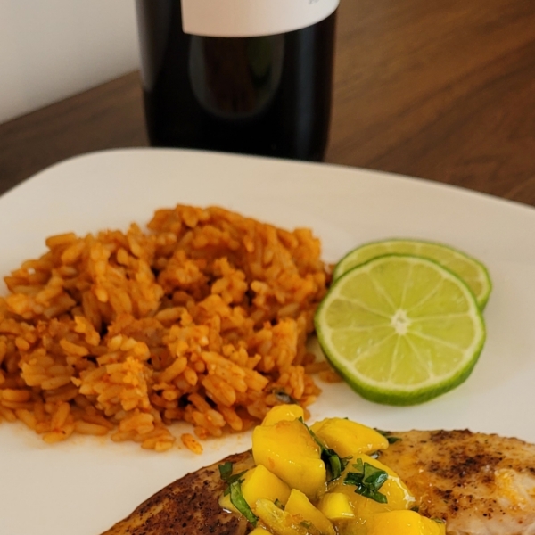 Tilapia Fillets with Mango Salsa