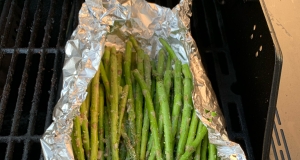 Grilled Lemon Parmesan Asparagus