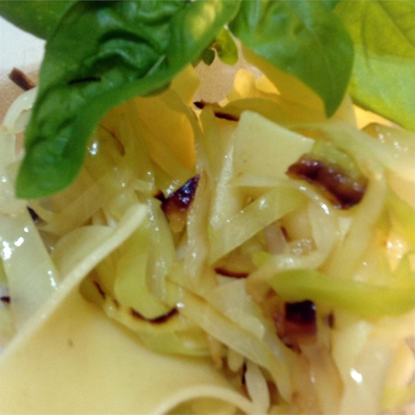 Butter Garlic Cabbage and Kluski Noodles Easy Cook Find