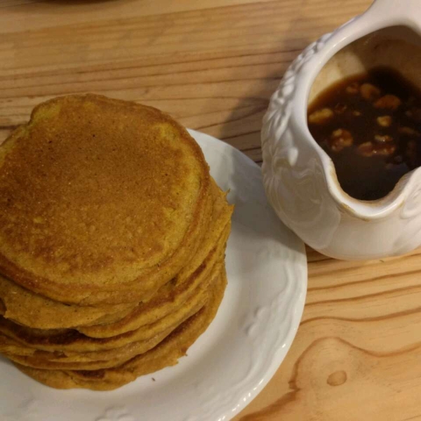 Pumpkin Cornmeal Pancakes