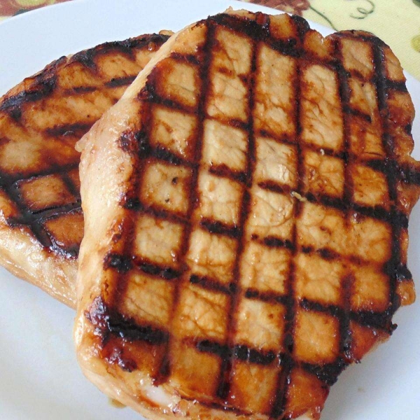 Dijon Grilled Pork Chops