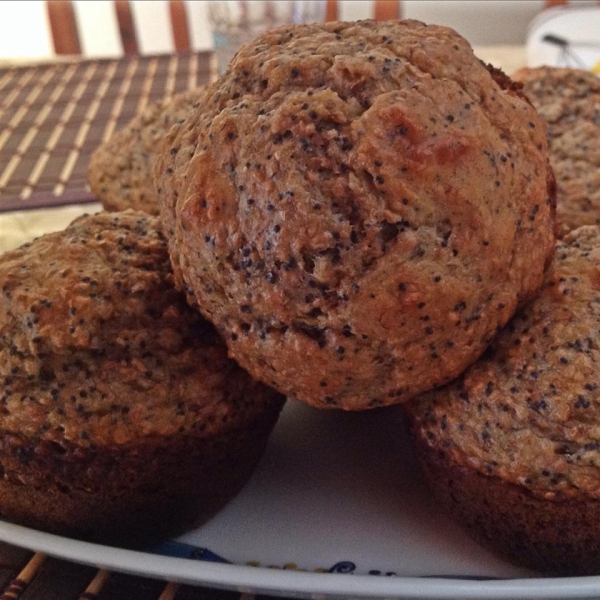 Poppy Seed and Banana Muffins