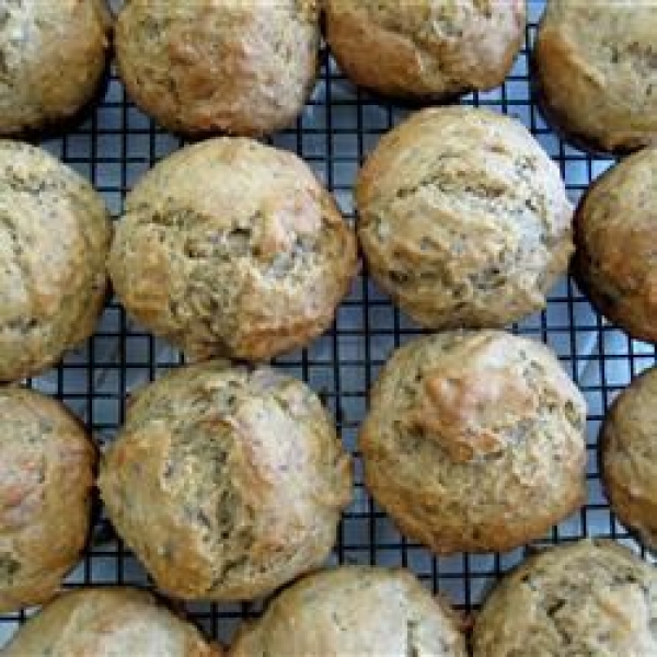 Poppy Seed and Banana Muffins