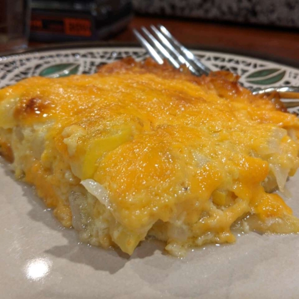 Squash, Egg, and Cheese Casserole