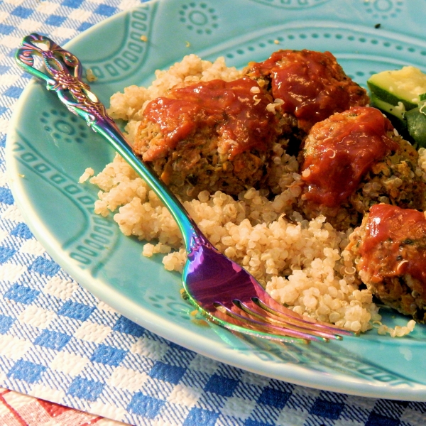 Quinoa and Ground Turkey Meatballs