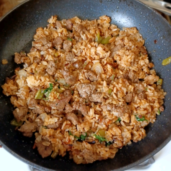 Fried Rice with Cilantro
