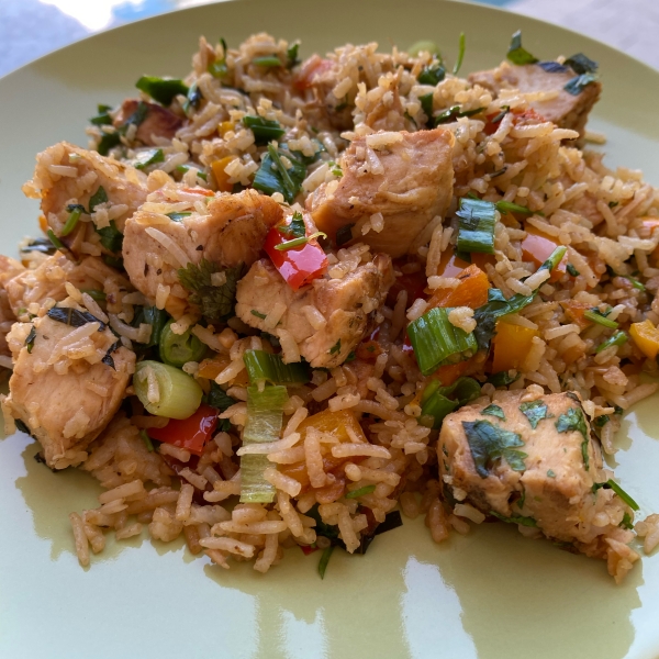 Fried Rice with Cilantro