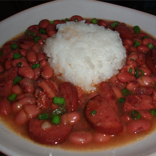 Cajun Style Red Bean and Rice Soup