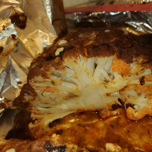 Whole Roasted Cauliflower with Smoked Paprika