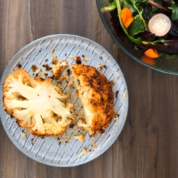 Whole Roasted Cauliflower with Smoked Paprika