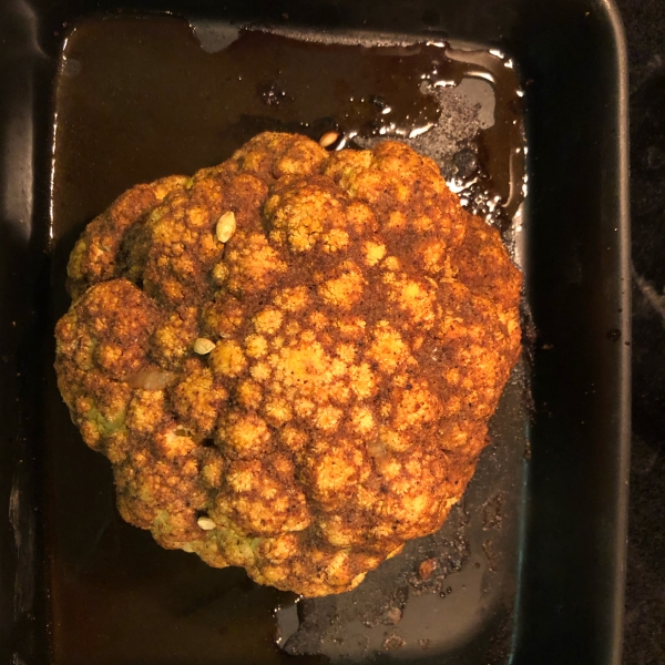 Whole Roasted Cauliflower with Smoked Paprika