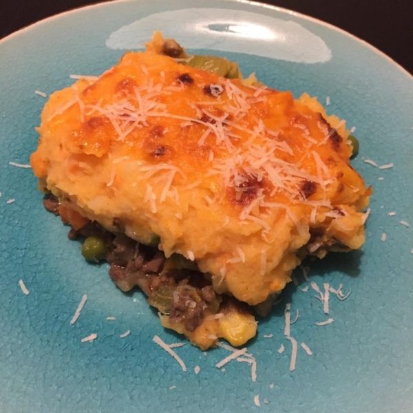 Instant Pot® Shepherd's Pie with Potatoes and Yams