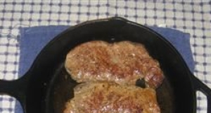 Seared Cast Iron Steaks