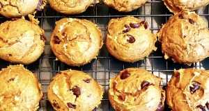 Pumpkin Cake Mix Cookies with Chocolate Chips