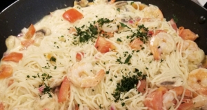 Champagne Shrimp and Pasta