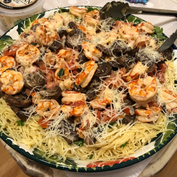 Champagne Shrimp and Pasta