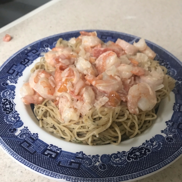 Champagne Shrimp and Pasta