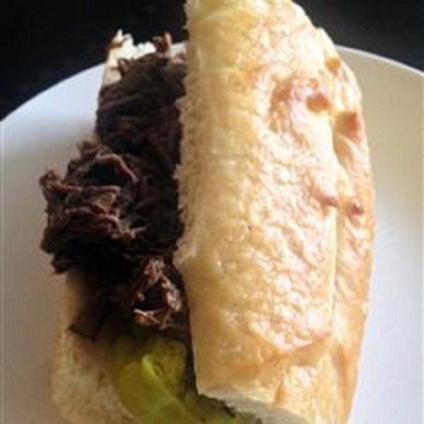 Slow Cooker Italian Beef Sandwiches