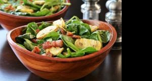 Spinach Salad with Curry Vinaigrette