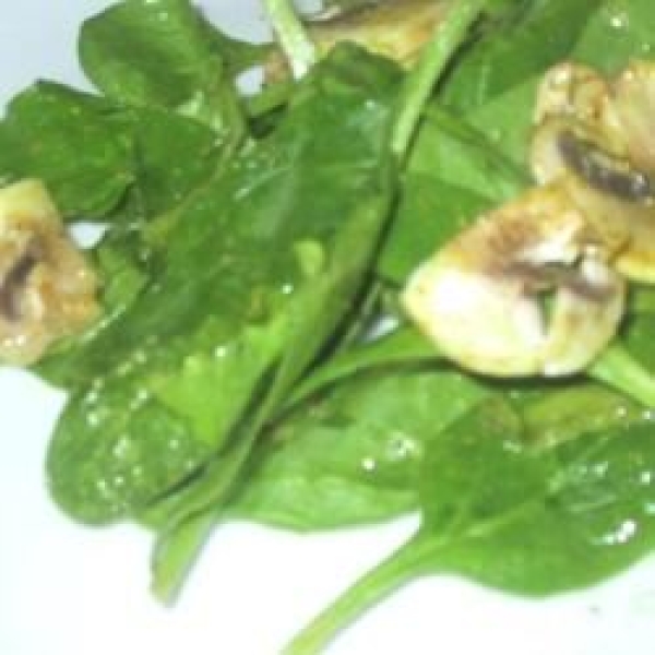 Spinach Salad with Curry Vinaigrette