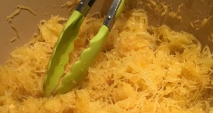 Garlic-Ginger Roasted Spaghetti Squash