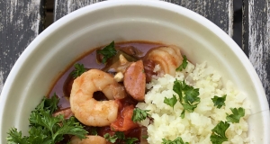 Healthier Slow Cooker Gumbo